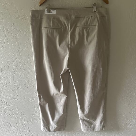CHICOS | Womens So Slimming Brigitte Slim Leg Crop Pants NEW Size 16 Stretchy - Picture 3 of 12